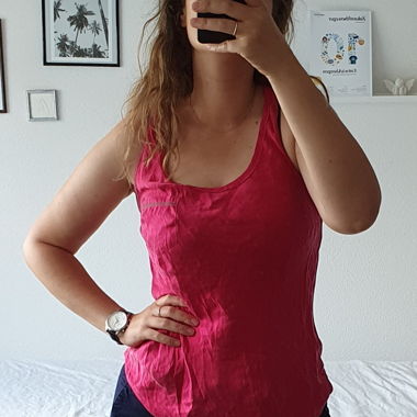 Silk Tanktop framboise Banana Republic