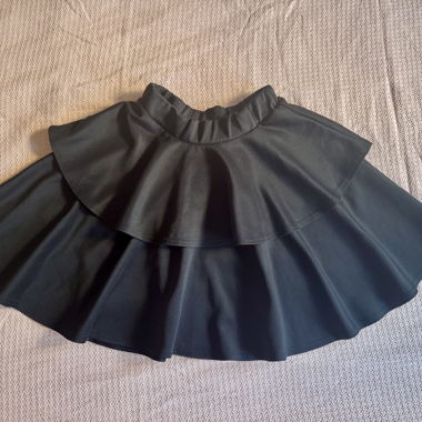 Black Flared Skirt