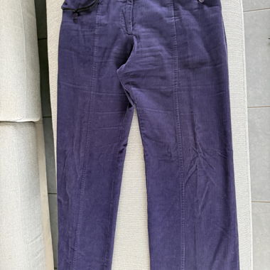 Pantaloni in velluto Emporio Armani viola tg 46 it