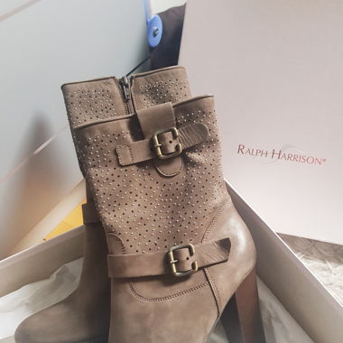 Ralph Harrison Stiefeletten 42 Grau khaki neu