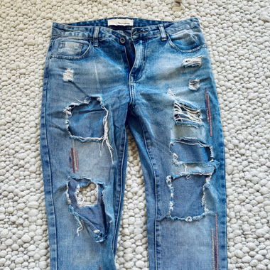 Jeans mit Pailletten 