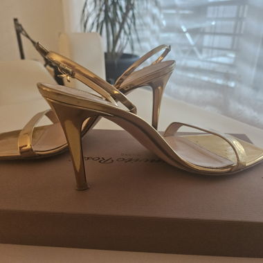Sandali Gianvito Rossi Oro 39