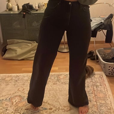 Jeans in denim nero