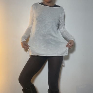 Pull blanc