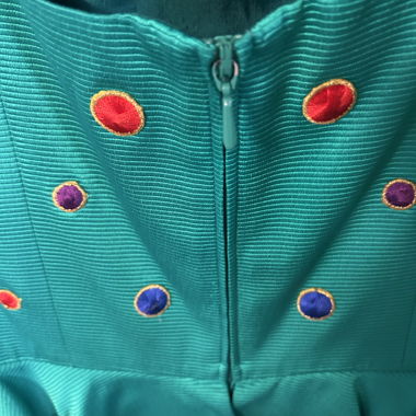 Vintage Yvette Kleid mit Punkten