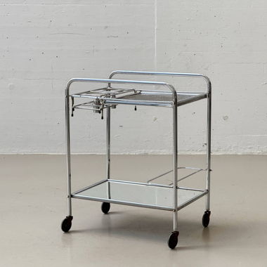 Französischer Art Deco Barwagen, 1940er Jahre