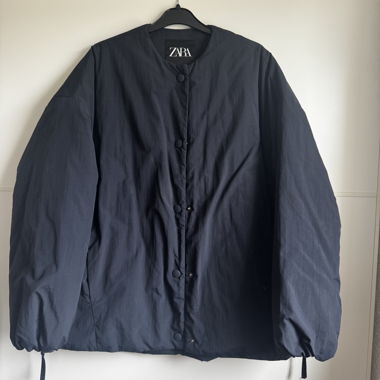 Blue quilted Zara jacket