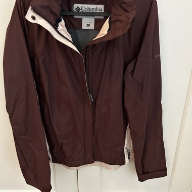 Columbia rainjacket M burgundy