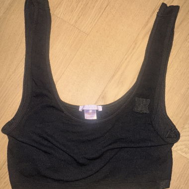 Savage x Fenty black crop top