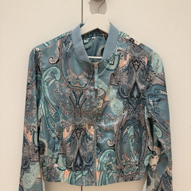Giacca bomber Paisley taglia 36/S