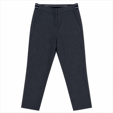 Zara Basic Fabric Pants with Herringbone Pattern