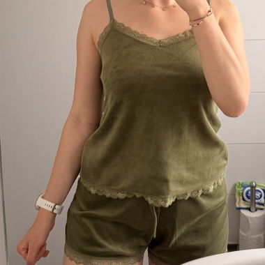 Olive Green Pajama Set