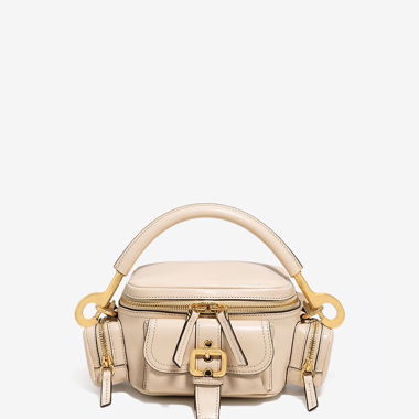 CHLOE Sac porté épaule en cuir lisse