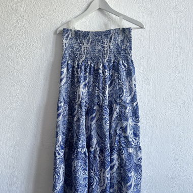 Gonna blu stile Mamma Mia