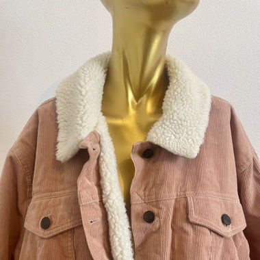 Veste rose saumon 