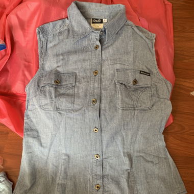 Camicia di jeans D&G senza maniche