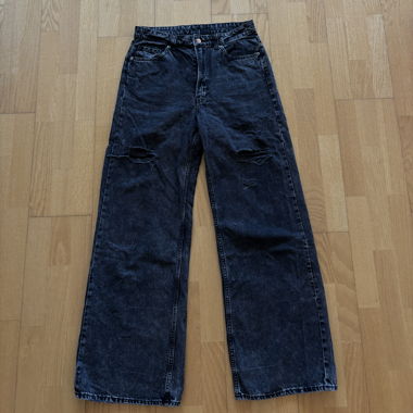 Jeans à jambe large