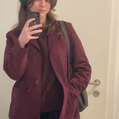 Giacca blazer bordeaux