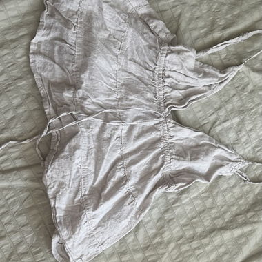 Top Babydoll beige Brandy Melville
