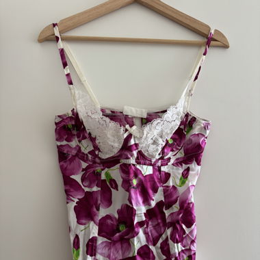 Sommerliches Blumen Bustier