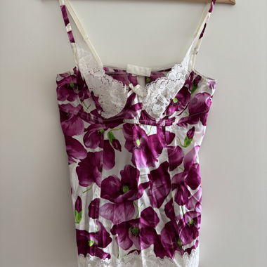 Sommerliches Floral-Bustier