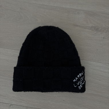 Cappello nero in lana Louis Vuitton
