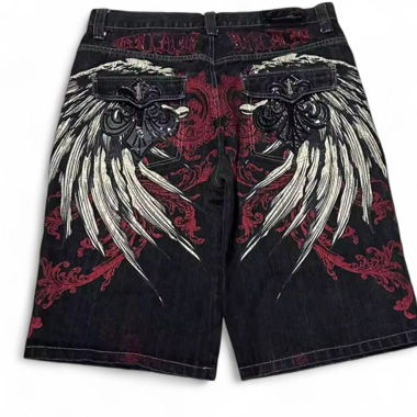 Y2k Black Jorts Denim Shorts