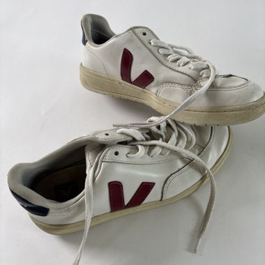 Veja White Leather Sneakers