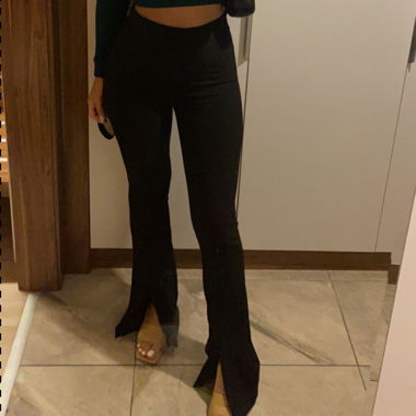 Black Flared Pants Size 34