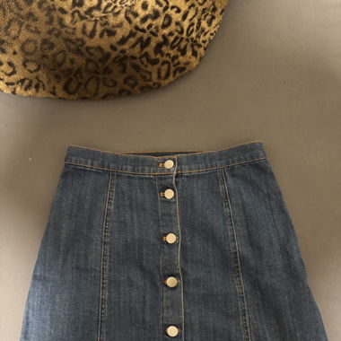 Jupe en jeans léger 