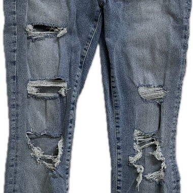 Super Skinny High Waist Jeans mit Rissen 