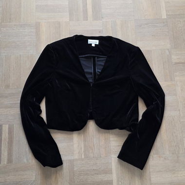Black Velvet Cardigan