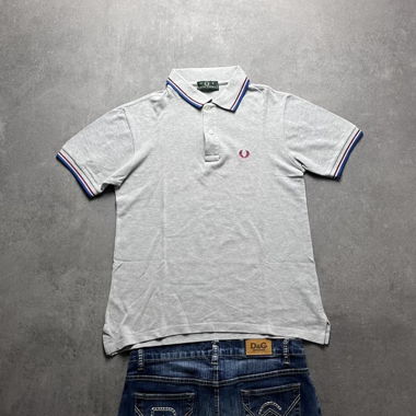 Vintage Fred Perry Polo Grey Size S