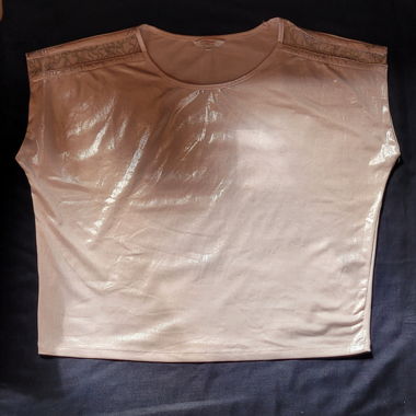 Rosa Glitzer Top von Clockhouse