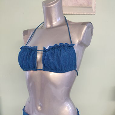 Bikini Pailleté Bleu