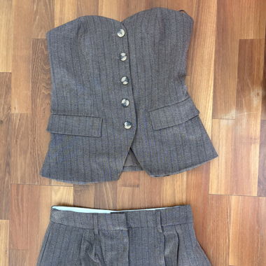 Set aus Hose und Bustier