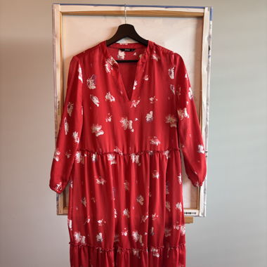 Maxi-Kleid mit Blumenmuster