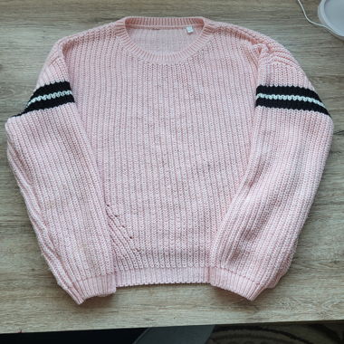 Pink girls' sweater