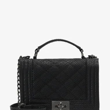 Gina Tricot Umhängetasche - mottled black