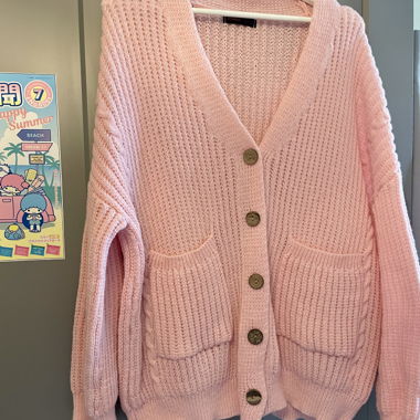 Rosa Strickcardigan