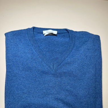 Maglione blu camicissima