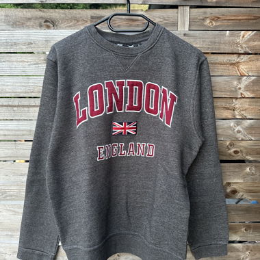 Felpa grigia Londra