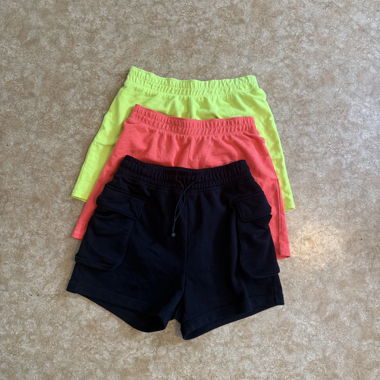 Cargo Sport Shorts and Neon