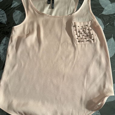 Top smanicato Mango Rose