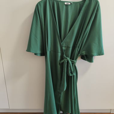 Green wrap dress from WE