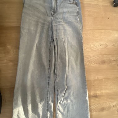 Jeans larghi grigio chiaro