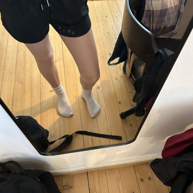 Schwarze Shorts