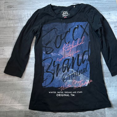 Langarm T-Shirt mit Druck 