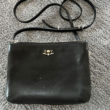Borsa a tracolla nera Z V Clyde