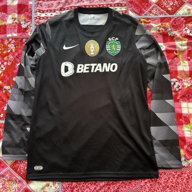 Sporting Portugal 21/22 Trikot Schwarz Torwart L